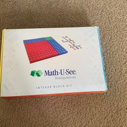 Math U See Manipulative Integers Block Kit Brand New