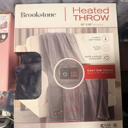 Brookstone Heated Throw