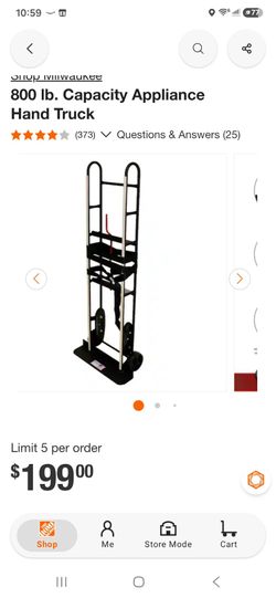 Milwaukee 800 lb Appliance Hand Truck