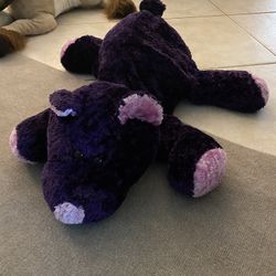 Large Purple Plush Bear