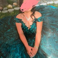 Emerald Green Quince Dress