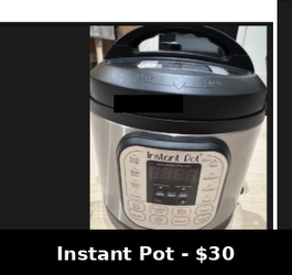 Instant Pot Electric Pressure Cooker