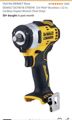 DEWALT DCF901B XTREME 12V MAX* Brushless 1/2 in. Cordless Impact Wrench (Tool Only)