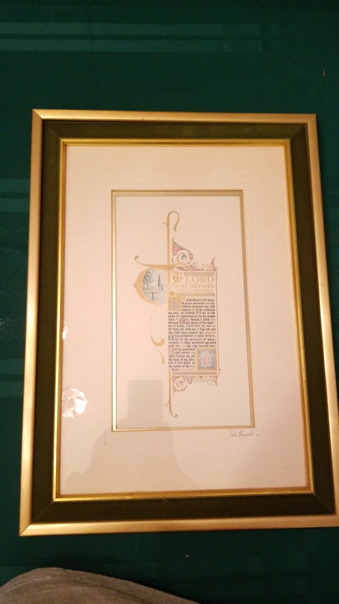 The twentythird psalm artwork by artist Sol Nodel