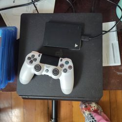 2 TB PlayStation 4 W/ All Cords 1 Controller And 7 Game Lot