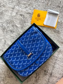 Goyard Belvedere Bag Blue