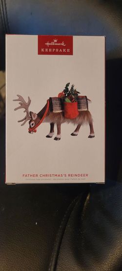 Keepsake Father Christmas Riendeer