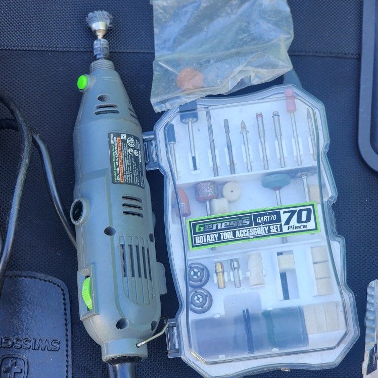 Genesis GRT2103-40 Variable Speed Rotary Tool set