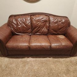 Leather Couch Used - Make Offer