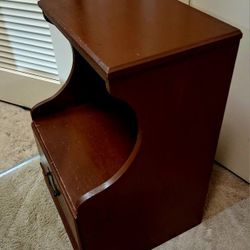 Mid century cherrywood Single drawer side desk Great condition all original would be a perfect candidate for restain 😍 an, Original  Beautiful as 😍 
