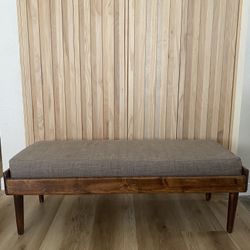 MID CENTURY BENCH