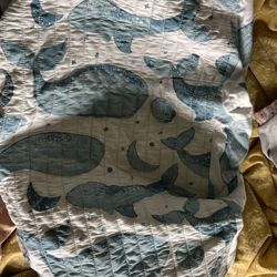 Whale Print For Changing Table Baby