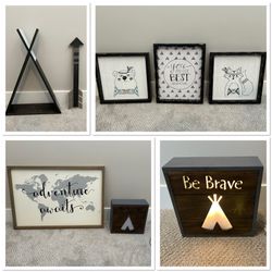 Adventure/Native Theme Baby Room  Decor