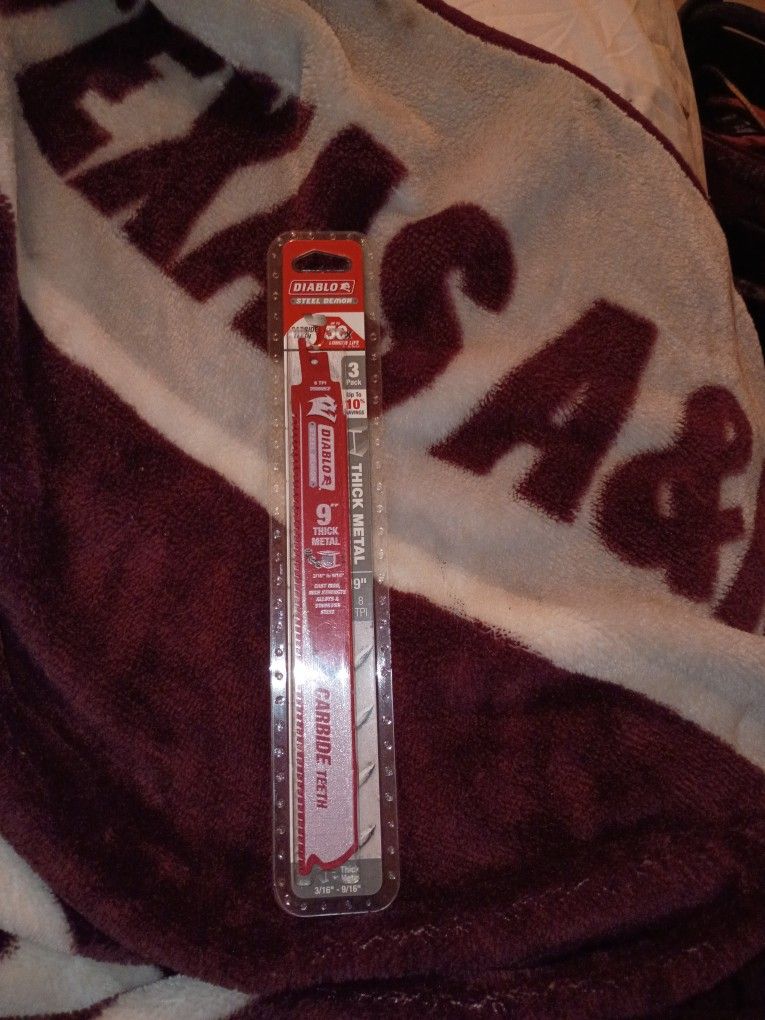 Three 3pks Of Diablo Steel Demon Cutting Blades
