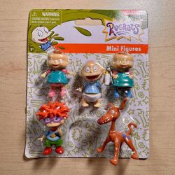 Rugrats Collectible Mini Figures Set of 5 Nickelodeon 2021 Tommy Chuckie New