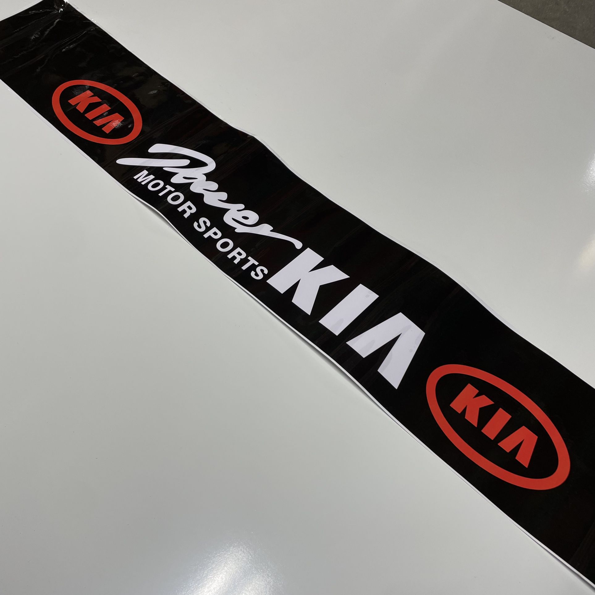 KIA Vinyl Car Windshield Decal Banner Automotive Wrap 