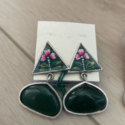 Color full Minakari Earrings 
