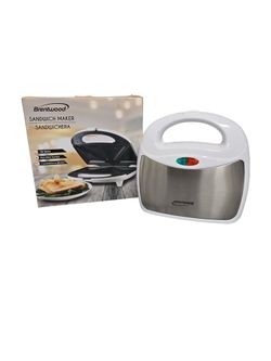 NIB Brentwood 2-Slice Non-Stick Sandwich Maker – 750W