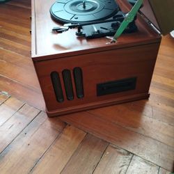 Record Player Cd And Cassette 