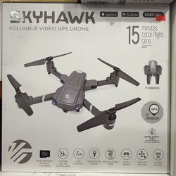 SKYHAWK FOLDABLE VIDEO GPS DRONE $39.99