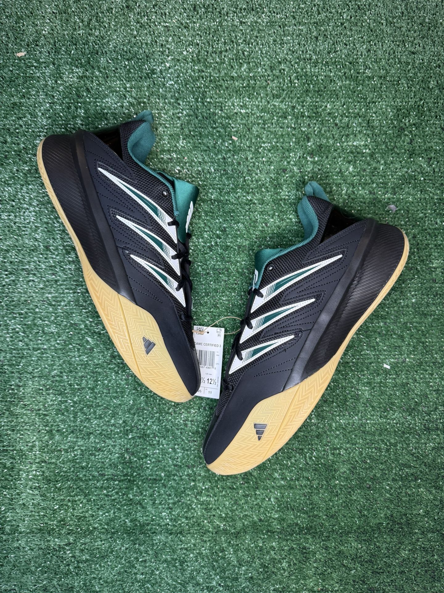 NEW Adidas Dame Certified 3 Low 'Collegiate Green' Men’s Size 11, 11.5, 13 JI1428