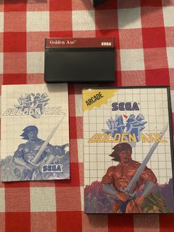 Golden Axe Sega Master System Game 
