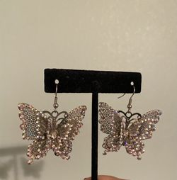 Swarovski Butterfly Earrings