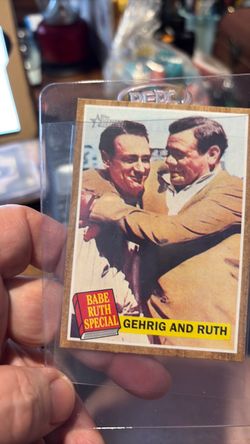 Lou Gehrig and Babe Ruth