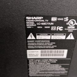 Sharp 60" LCD TV