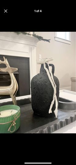 Textured Matte Decor Vase 