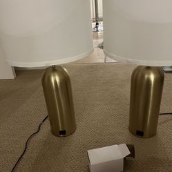 Brand new elegant lamps not working staging only