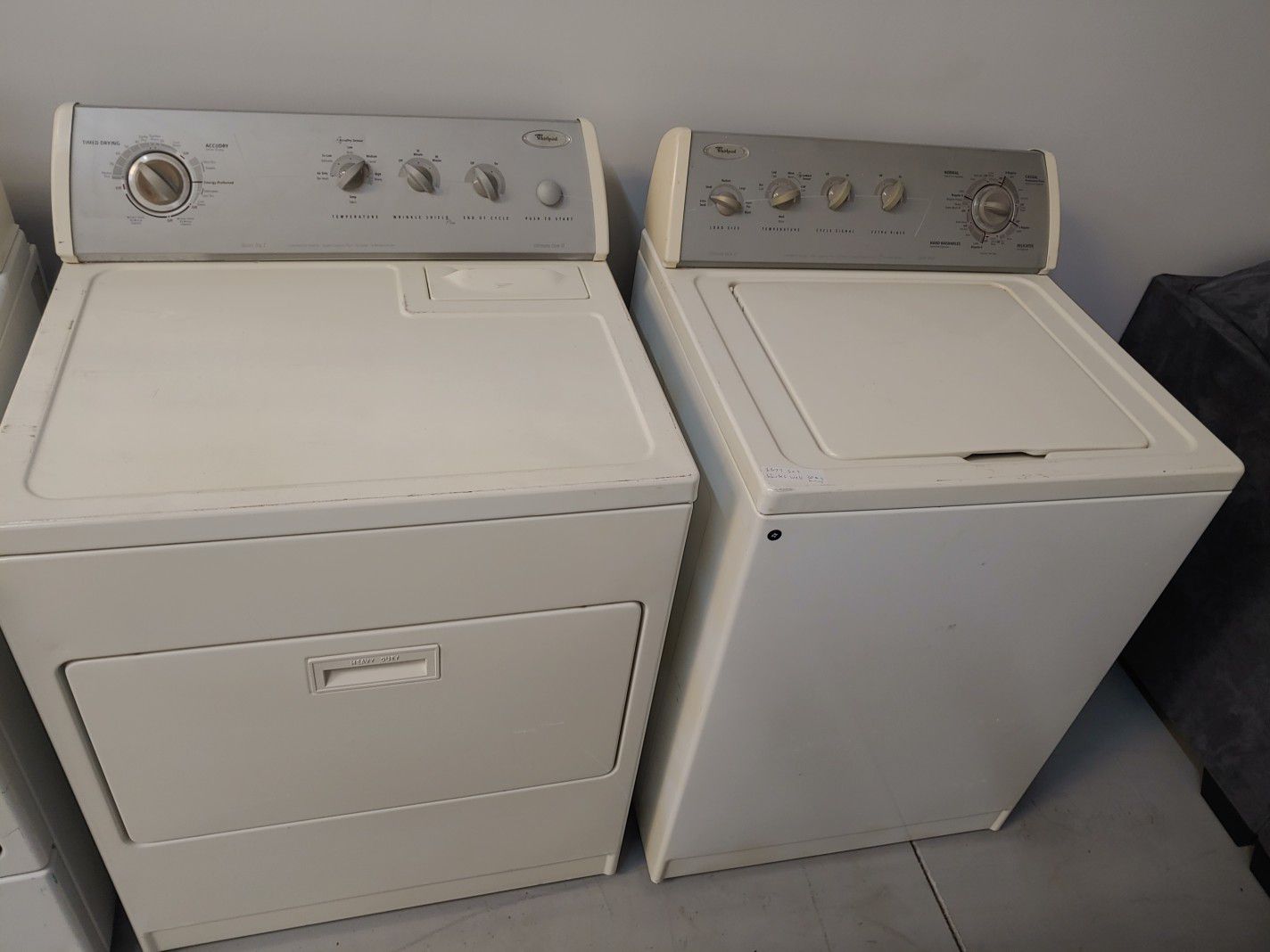 $379 WASHER AND DRYER PREVIOUSLY OWNED