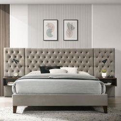 Brand New Modern Queen Bed -  Luxury Design ✨ Delivery Available