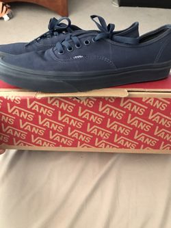 Vans blue/black sz10.5