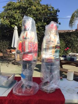 Giant Nutcrackers. $75 Each. Serious Buyer. Must Make Appointment.