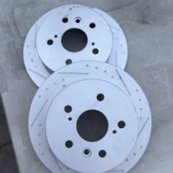 New Rear Brake Rotors 