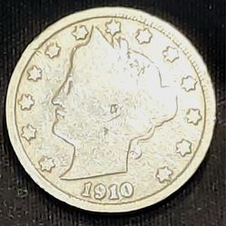 1910 Nickel Good Condition 