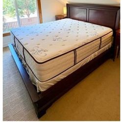 Simmons Beautyrest Elite KING Plush Pillowtop Mattress & Box Springs