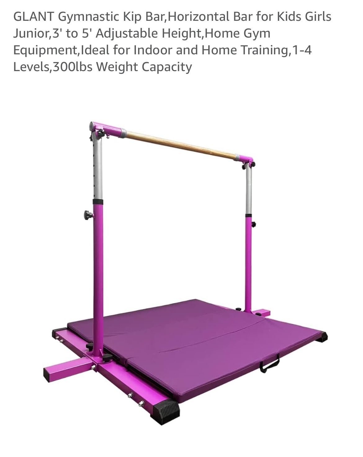 NEW Gymnastic Kip Bar purple color