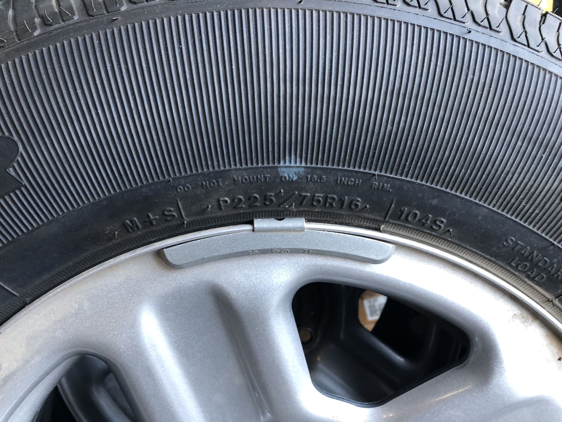 Goodyear wrangler ST size P225/75R16 Tires for Sale in Phoenix, AZ - OfferUp