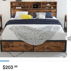 Queen bed frame 