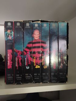 Nightmare on elm Street vhs collection