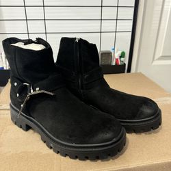 Dingo Mens Road Trip Round Toe Pull On  Ankle Boots