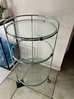 Vintage Bahamas chrome 3 tier bar cart