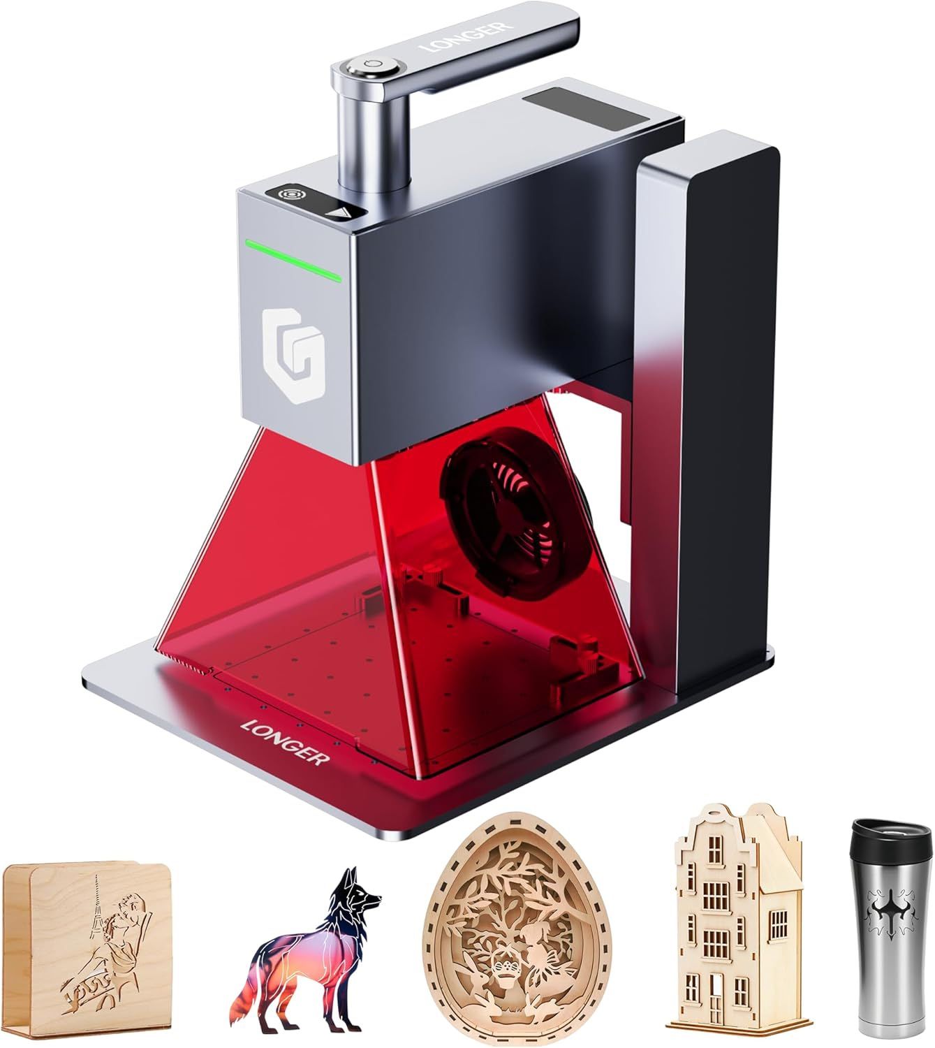 6000mW Laser Engraver – High-Speed 5000mm/s - Laser Engraving Machine, 0.05mm