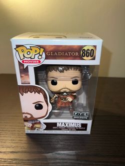 VAULTED Exclusive Maximus Body Armor Gladiator Funko Pop #860 Movies Crowe Film