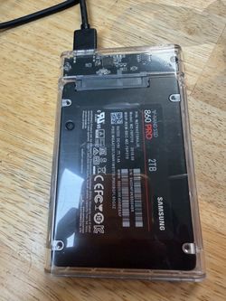 Samsung 860 Pro 2TB SSD in USB Enclosure