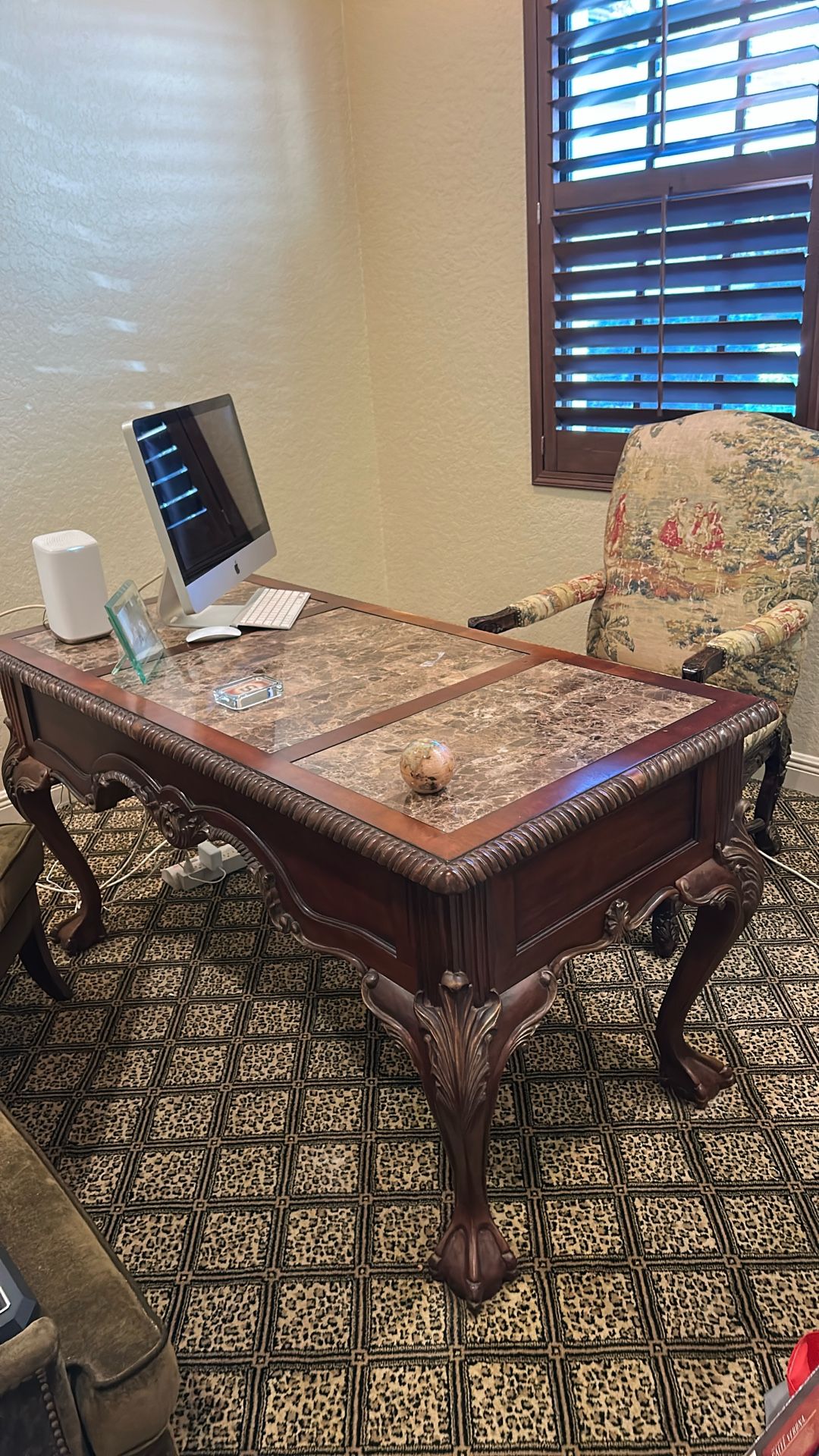 Vintage Hooker Solid Wood Desk