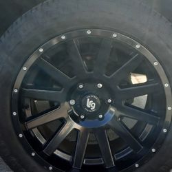 20" rims with tires 6 Lugs
