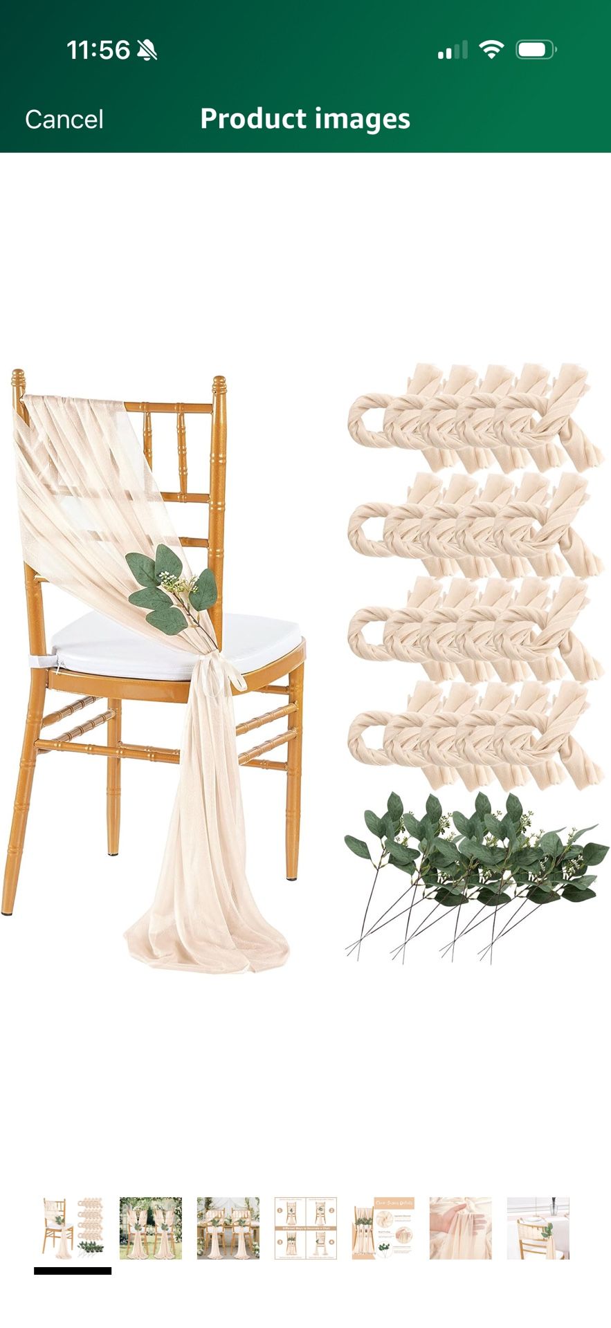 Sheer Fabric Wedding Chair Sashes: 36PCS Tulle Church Chair Cover Long Chairs Bows Aisle Drapes Party Decorations Champagne